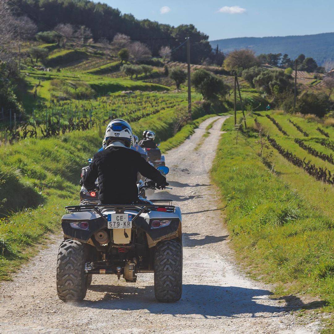 Randonnée quad dans le Var