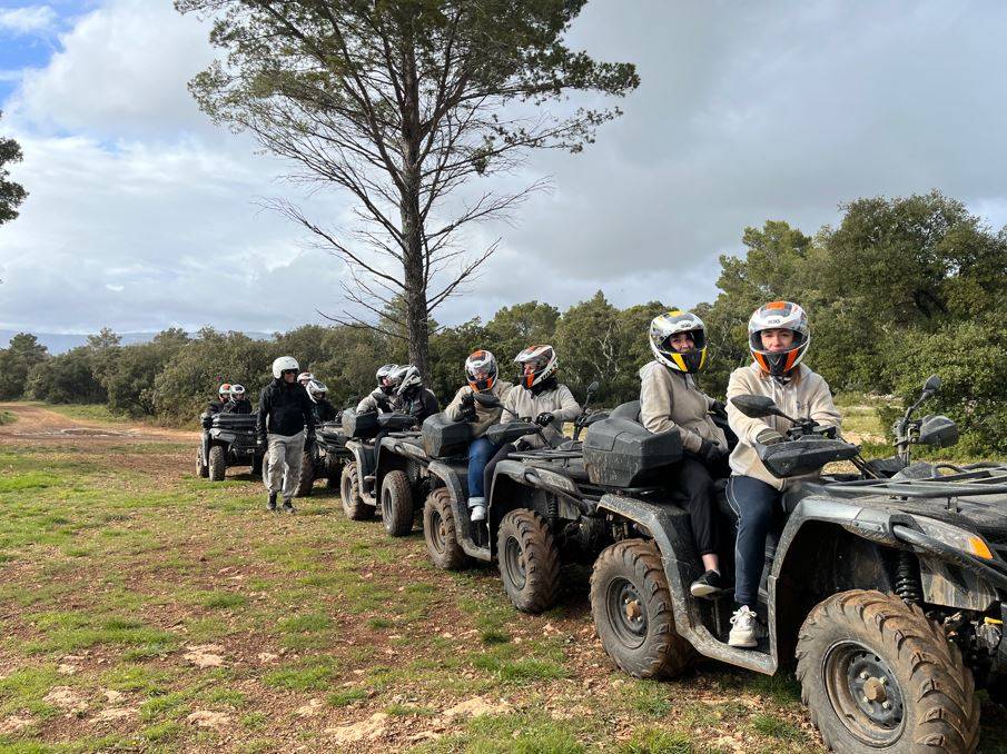 Se balader en quad dans la nature Bandol