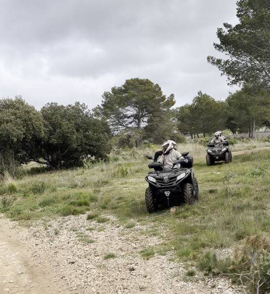 Randonnée quad départ à Bandol