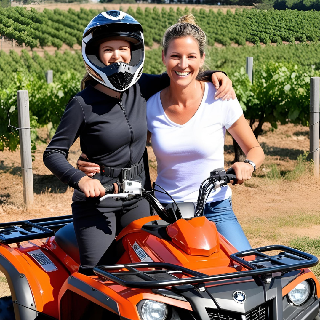 randonnée en quad pour la fete des meres a bandol