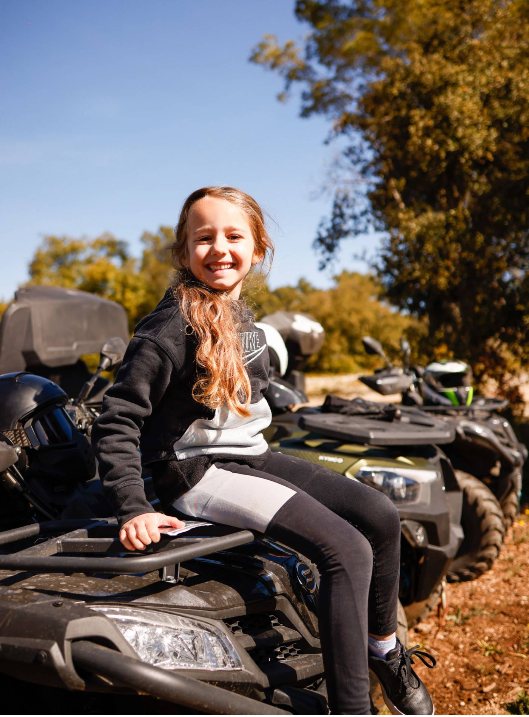 Randonnée quad enfant près de Toulon