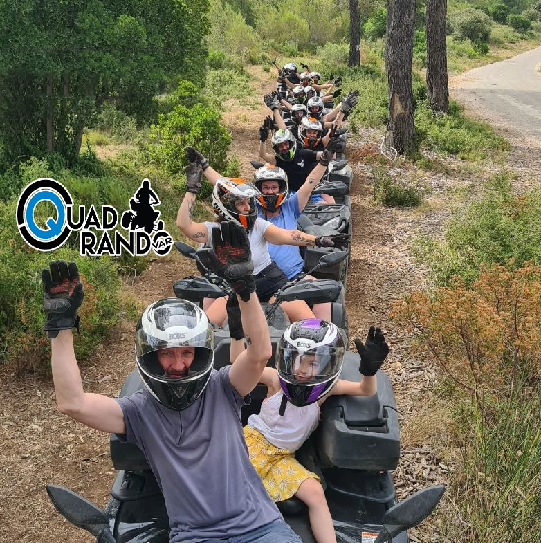 Faire une randonnée quad avec guide à Bandol