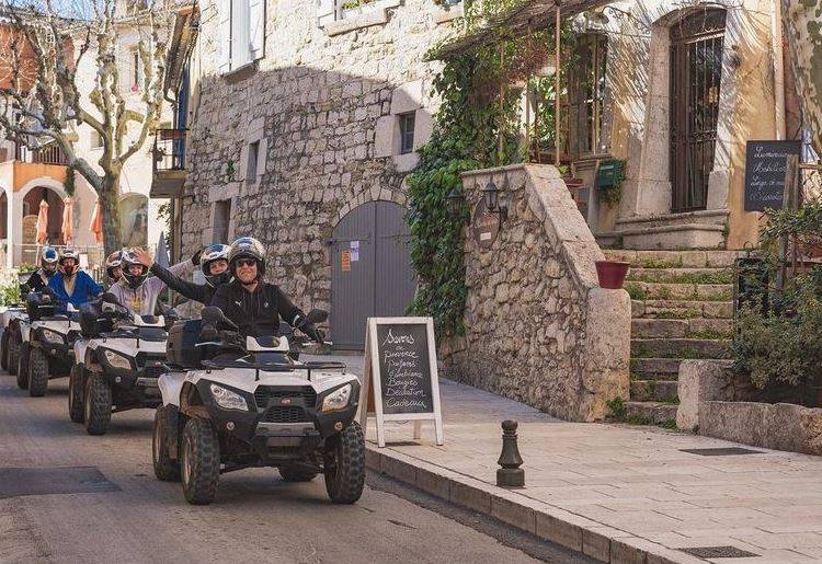 Balade en quad pour comité d'entreprise Var