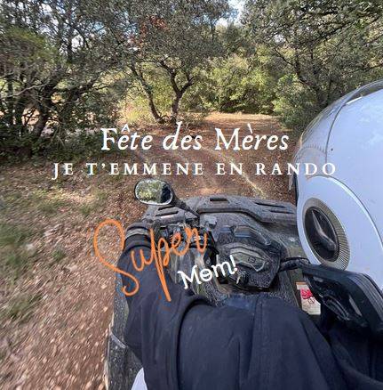 Fête des mères en quad près de Toulon